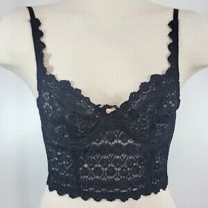 VICTORIA'S SECRET Vintage 90's Lace Bustier size 34C